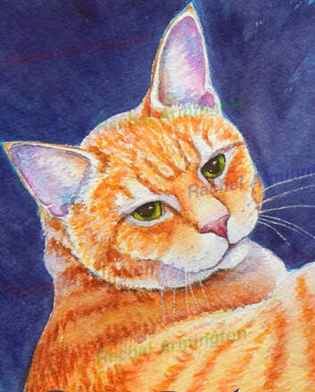 Tigg On Ebay Portrait by Rachel Armington